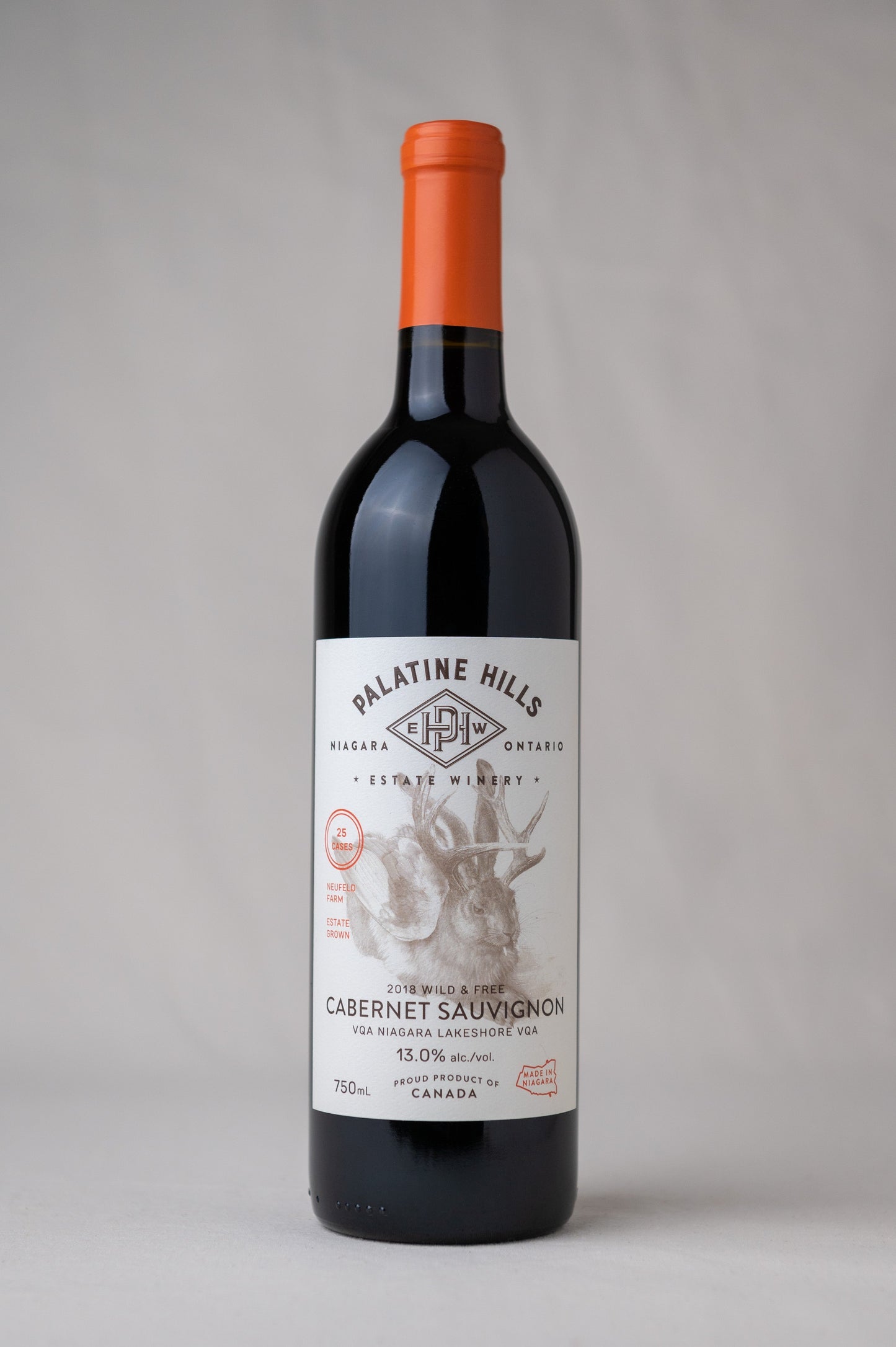 2018 Wild & Free Cabernet Sauvignon - Palatine Hills Estate Winery